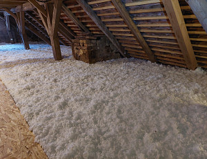 Izolace stropu zděného rodinného domu